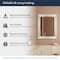 Head West 29" Brushed Nickel Frame Vanity Mirror